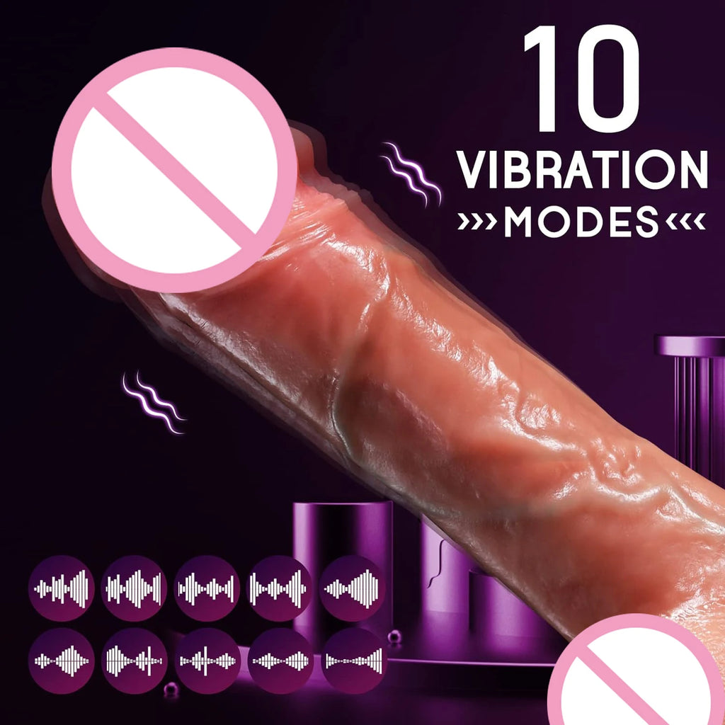 Realistische Dildos Vibration für Frauen Masturbation Sexy Erwachsenen Sexspielzeug Analsexspielzeug Analstöße Penis Dildo Vibrator