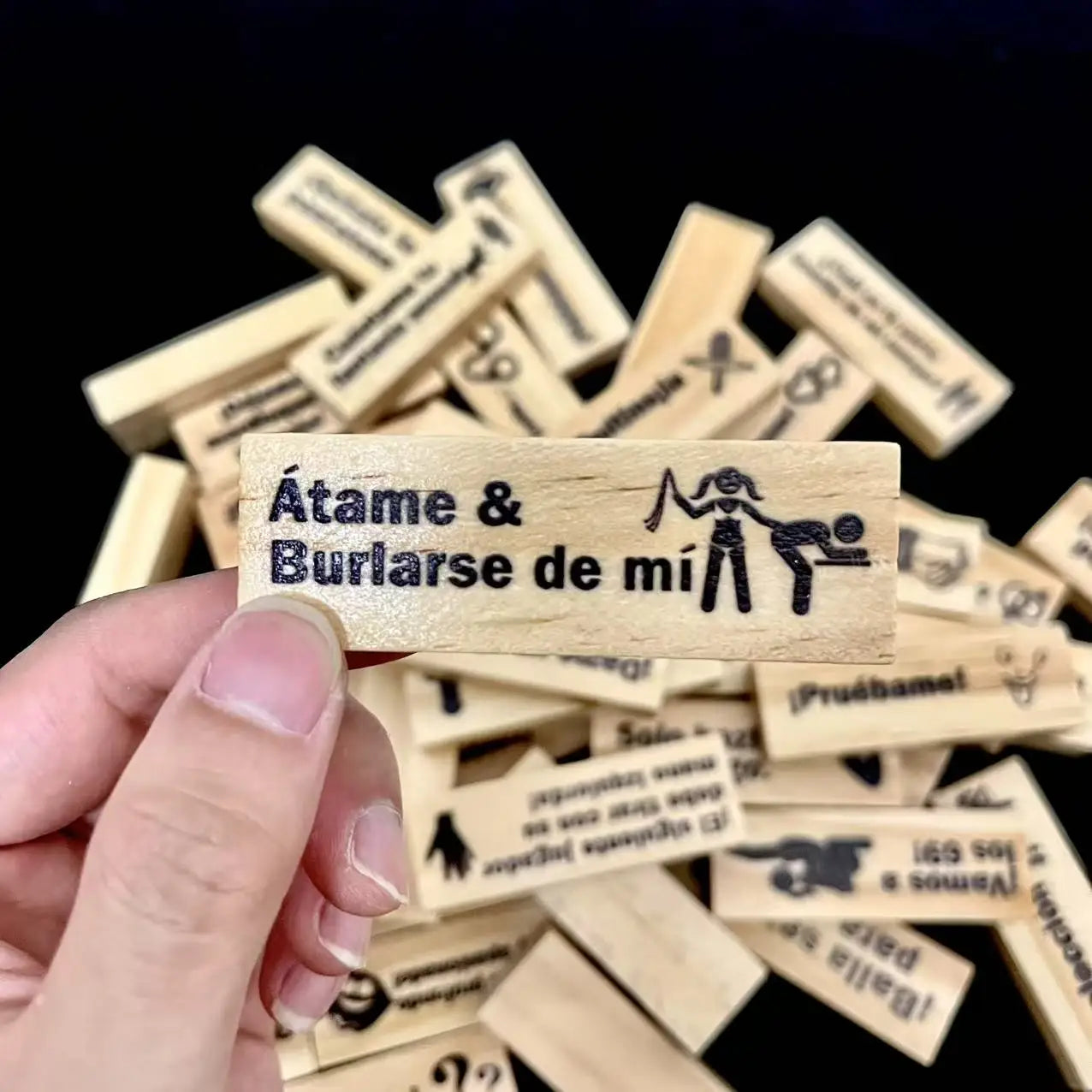 48Pcs Board Games Sexy Tоy Couples Sexy Equipment Block Passion Tower Date Night Adult Party Game For Spanish SM Product