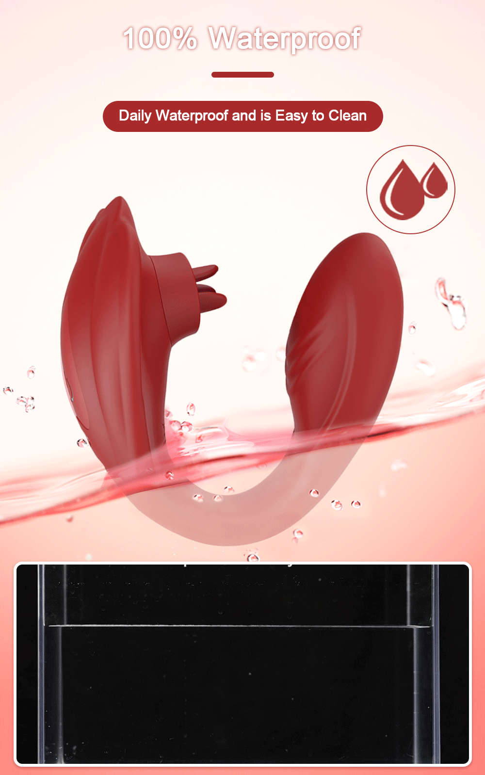 Zauberstab Vibrator Leistungsstarke Sexmaschine - Klitoris-Sauger und Massagegerät für Frauen mit 9 Intensiven Modi