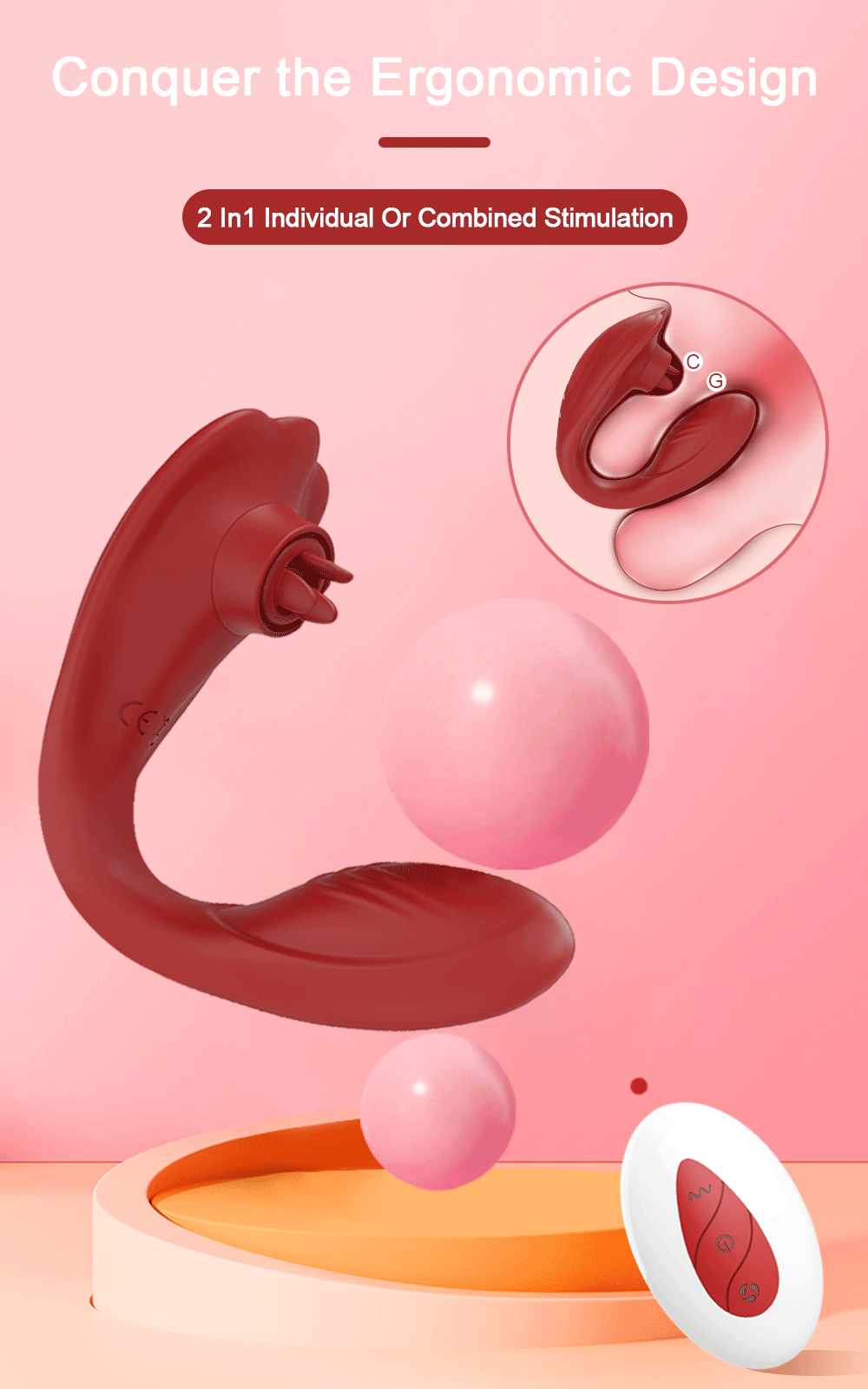 Zauberstab Vibrator Leistungsstarke Sexmaschine - Klitoris-Sauger und Massagegerät für Frauen mit 9 Intensiven Modi