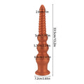 Set de Cuentas Anales Grandes y Dilatadores Anal – Plug Anal Progresivo con Consolador para Placer Avanzado