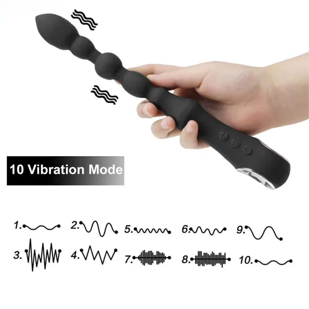 Beheizbarer Analplug aus weichem Silikon – Analstimulator mit Wärme zur Prostata- und Analfreudenmassage