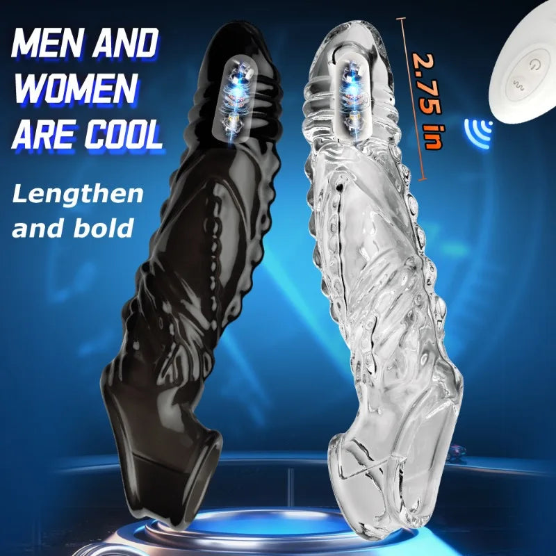 Funda extensora vibradora retardante para hombre