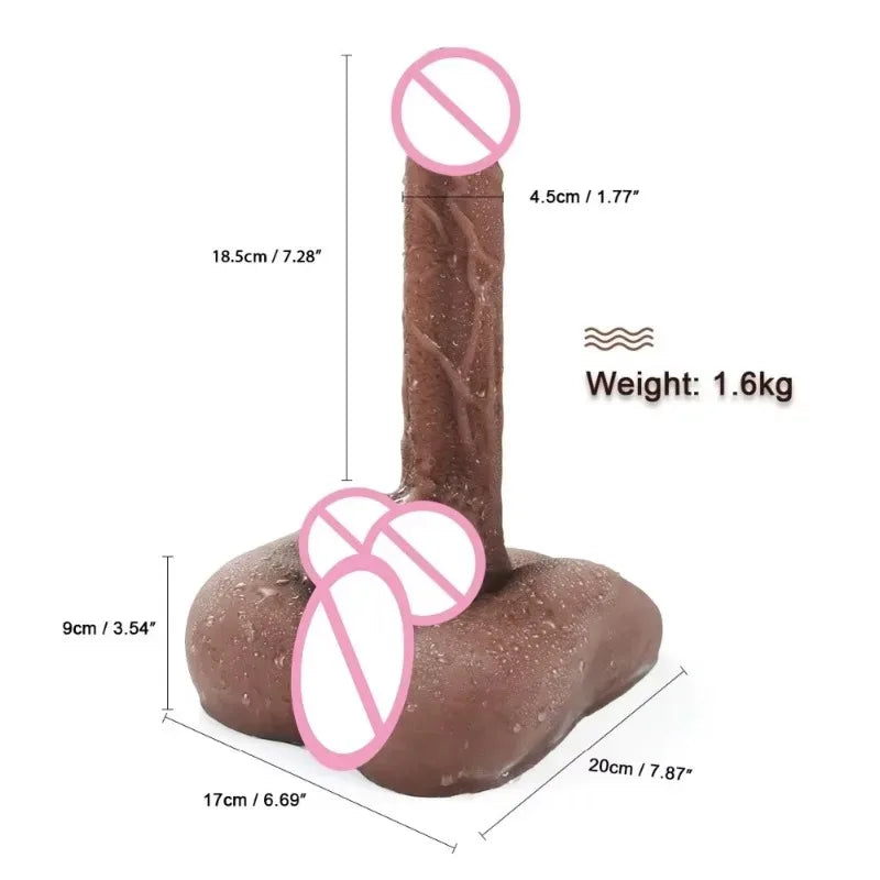 Riesiger Realistischer Dildo – Enormer Dildo für tiefe Penetration und extremes Vergnügen