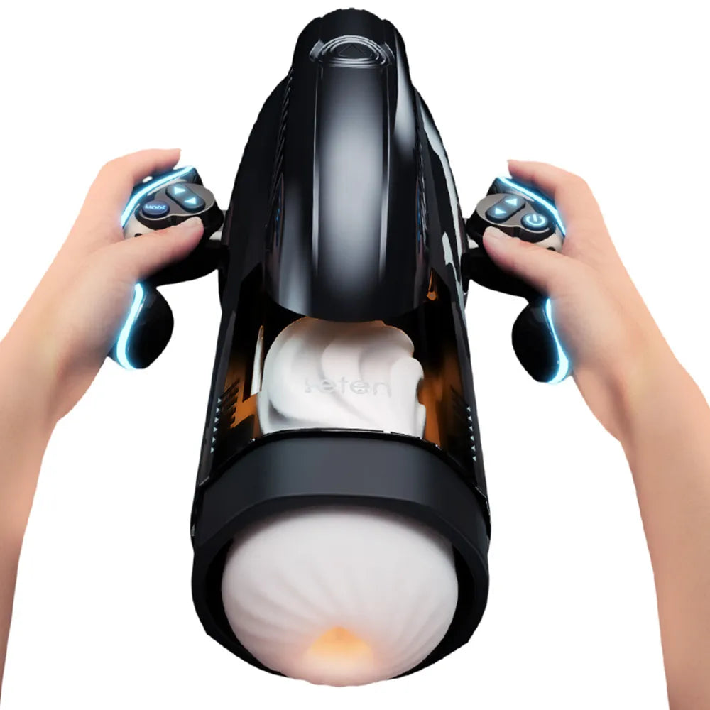 Leten THRUSTING-PRO Automatischer, teleskopischer Masturbator für Männer mit Saug-, Wärme- und intelligenter Bewegungsfunktion