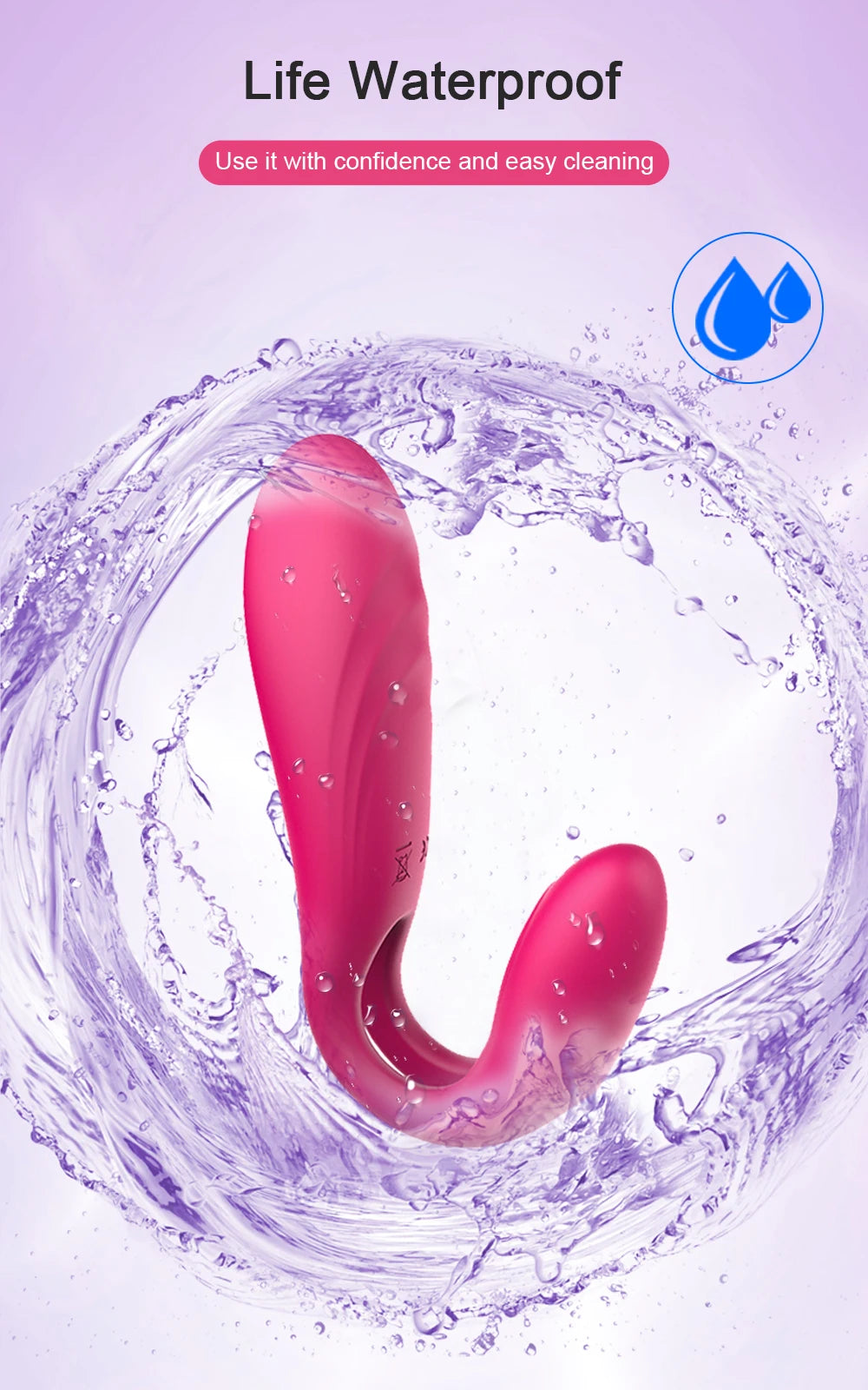 Zauberstab Vibrator Leistungsstarke Sexmaschine - Klitoris-Sauger und Massagegerät für Frauen mit 9 Intensiven Modi