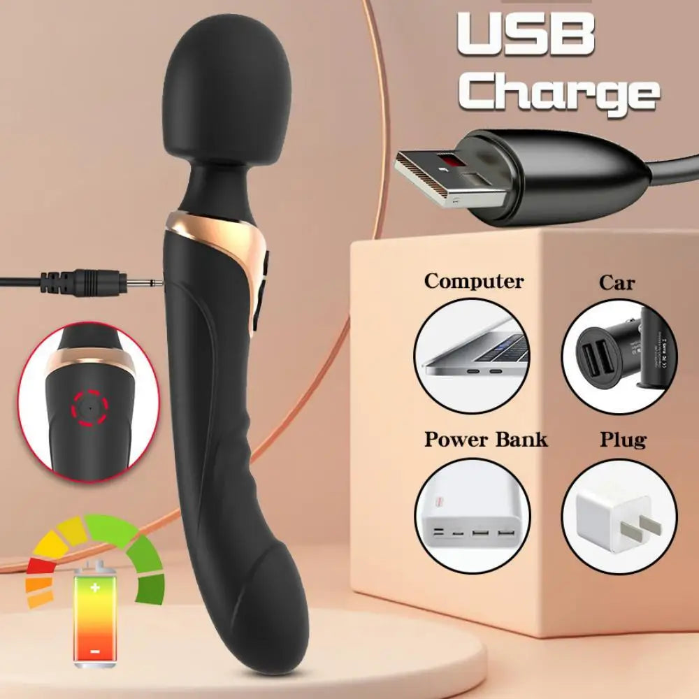 Vibrador punto G para mujer — consolador con vibración intensa