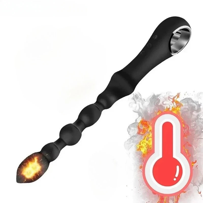 Beheizbarer Analplug aus weichem Silikon – Analstimulator mit Wärme zur Prostata- und Analfreudenmassage