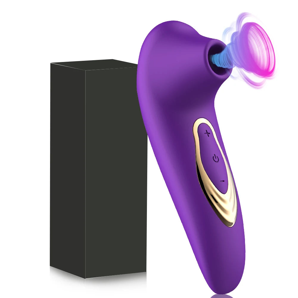 Succionador Clitorial con Lengua Vibradora — Estimulación Oral Intensa para Mujer