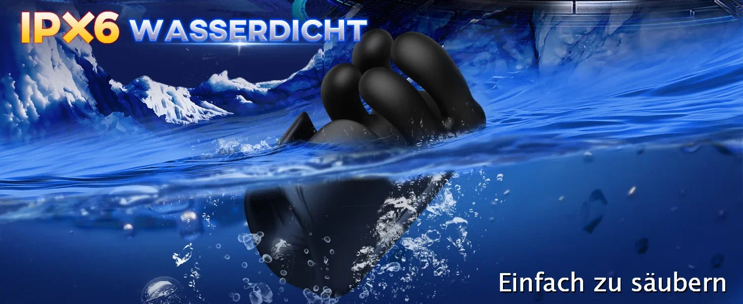 Männlicher Penisstimulator mit 9 Vibrations-, Rotations- und Saugmodi – Automatisches Massagegerät für intensives Vergnügen