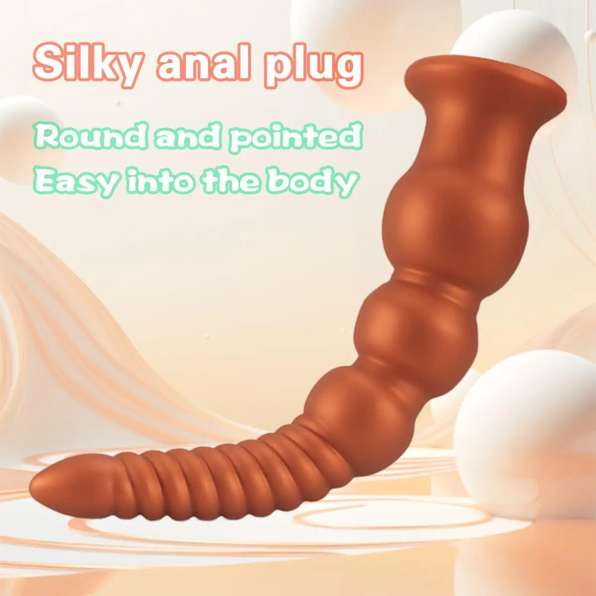 Set de Cuentas Anales Grandes y Dilatadores Anal – Plug Anal Progresivo con Consolador para Placer Avanzado