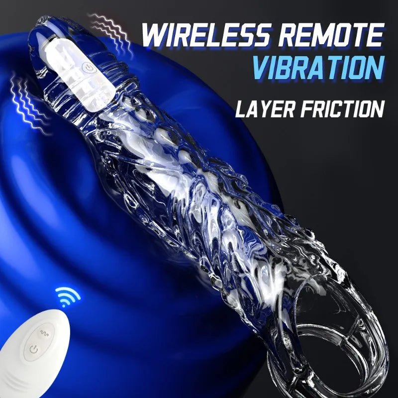 Funda extensora vibradora retardante para hombre