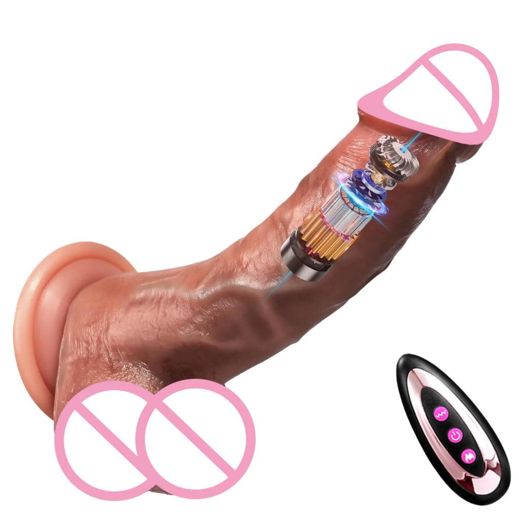Realistischer Vibrator für Frauen mit Fernbedienung