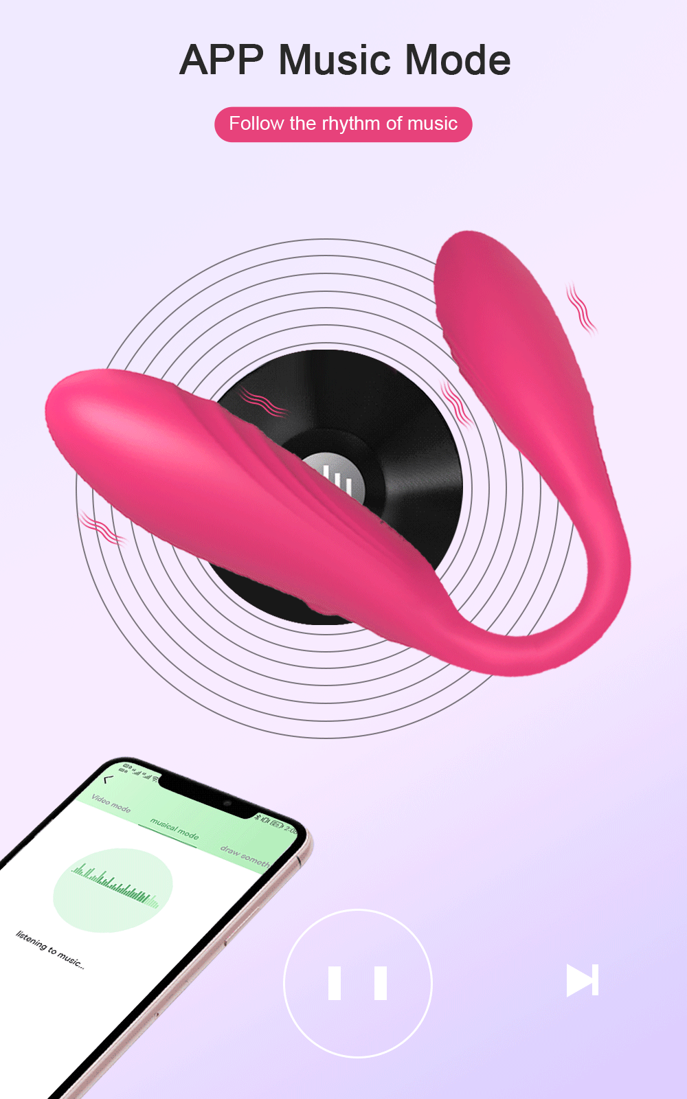 Zauberstab Vibrator Leistungsstarke Sexmaschine - Klitoris-Sauger und Massagegerät für Frauen mit 9 Intensiven Modi