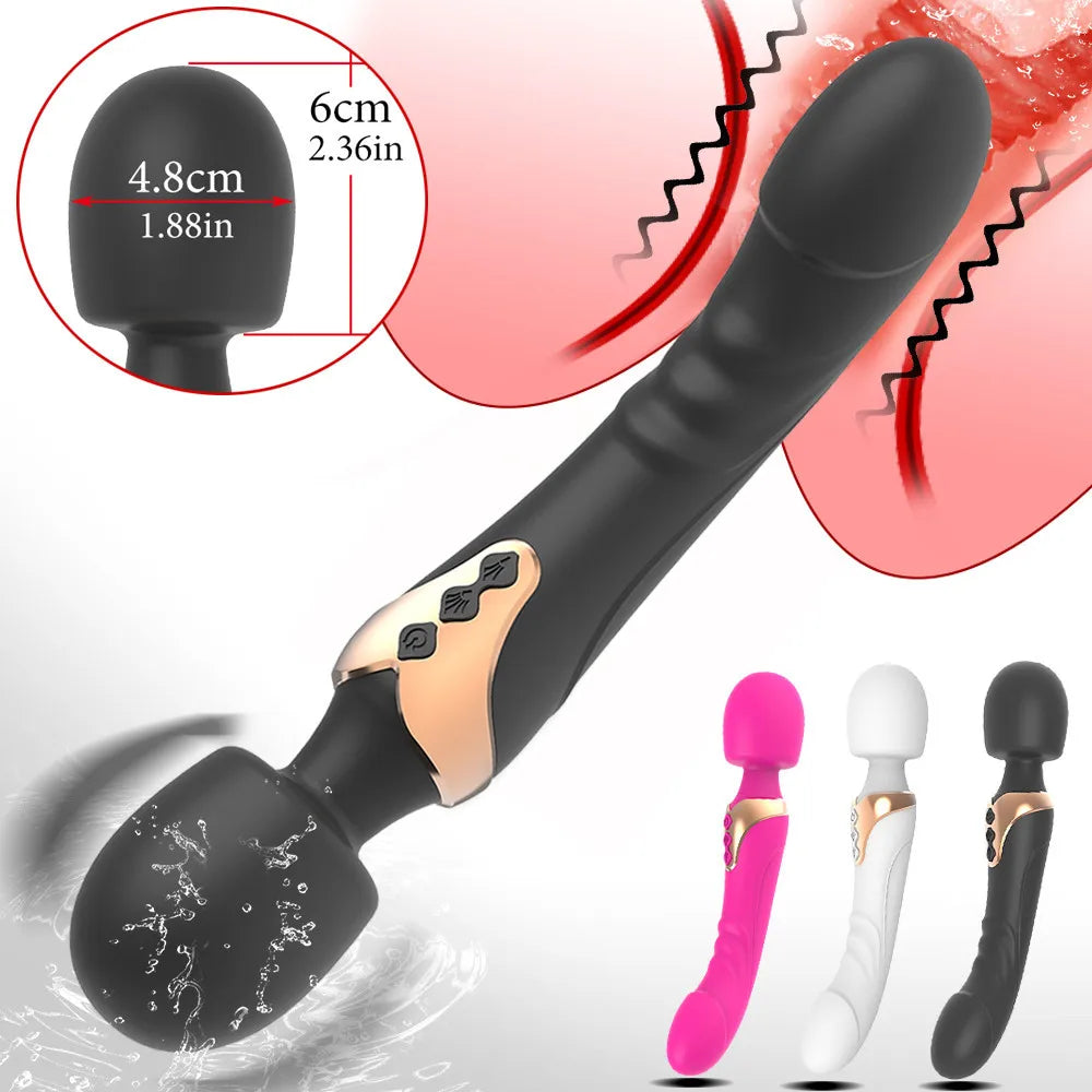 Vibrador punto G para mujer — consolador con vibración intensa