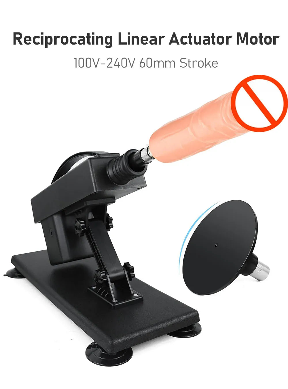 FREDORCH Sexmaschine Teleskopisch mit Dildo – Automatische Masturbationshilfe für Paare