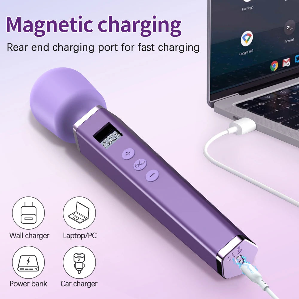 Vibrador Lay-On Succionador de Clítoris Potente - Estimulador para Mujeres con Succión y Vibración Intensa de Silicona