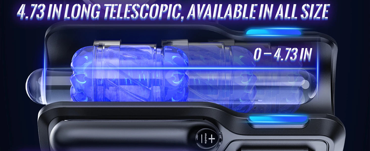Leten High Speed Piston Stroker Automatischer Masturbator für Männer mit teleskopischem Vagina und starker Saugkraft