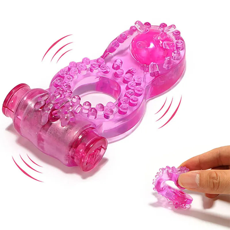Anillo Vibrador para Parejas con Control Remoto — Estimulación Clitoral y Peneana en Silicona