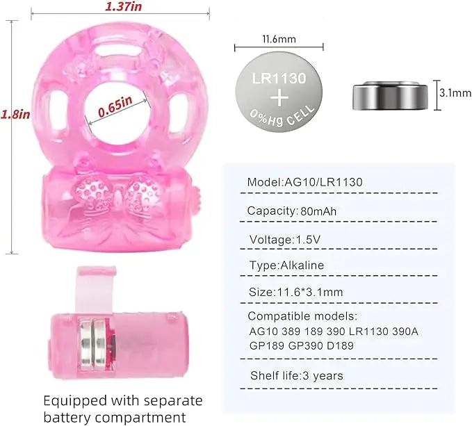 Vibrierender Penisring Vibrator Silikon Penisring mit Klitorisstimulator Intime Sexspielzeuge Männer Langanhaltende Stärkere Vibratoren Ring