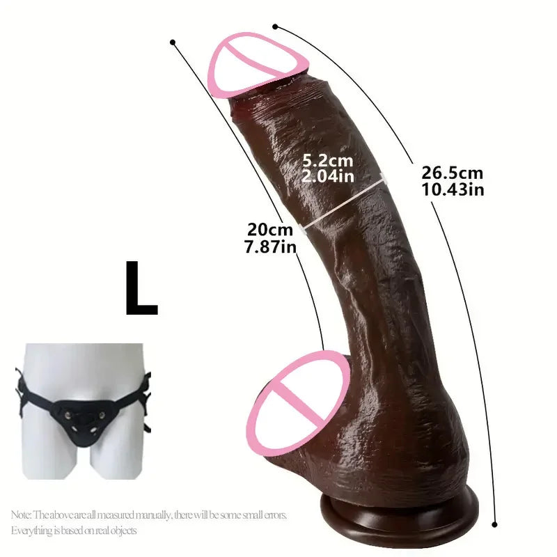 Riesiger, übergroßer realistischer Dildo – Enormer Dildo für tiefe Penetration und extremes Vergnügen