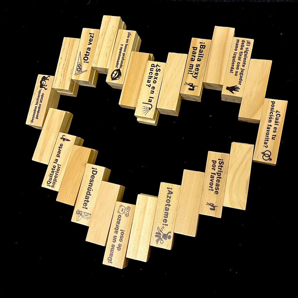 48Pcs Board Games Sexy Tоy Couples Sexy Equipment Block Passion Tower Date Night Adult Party Game For Spanish SM Product