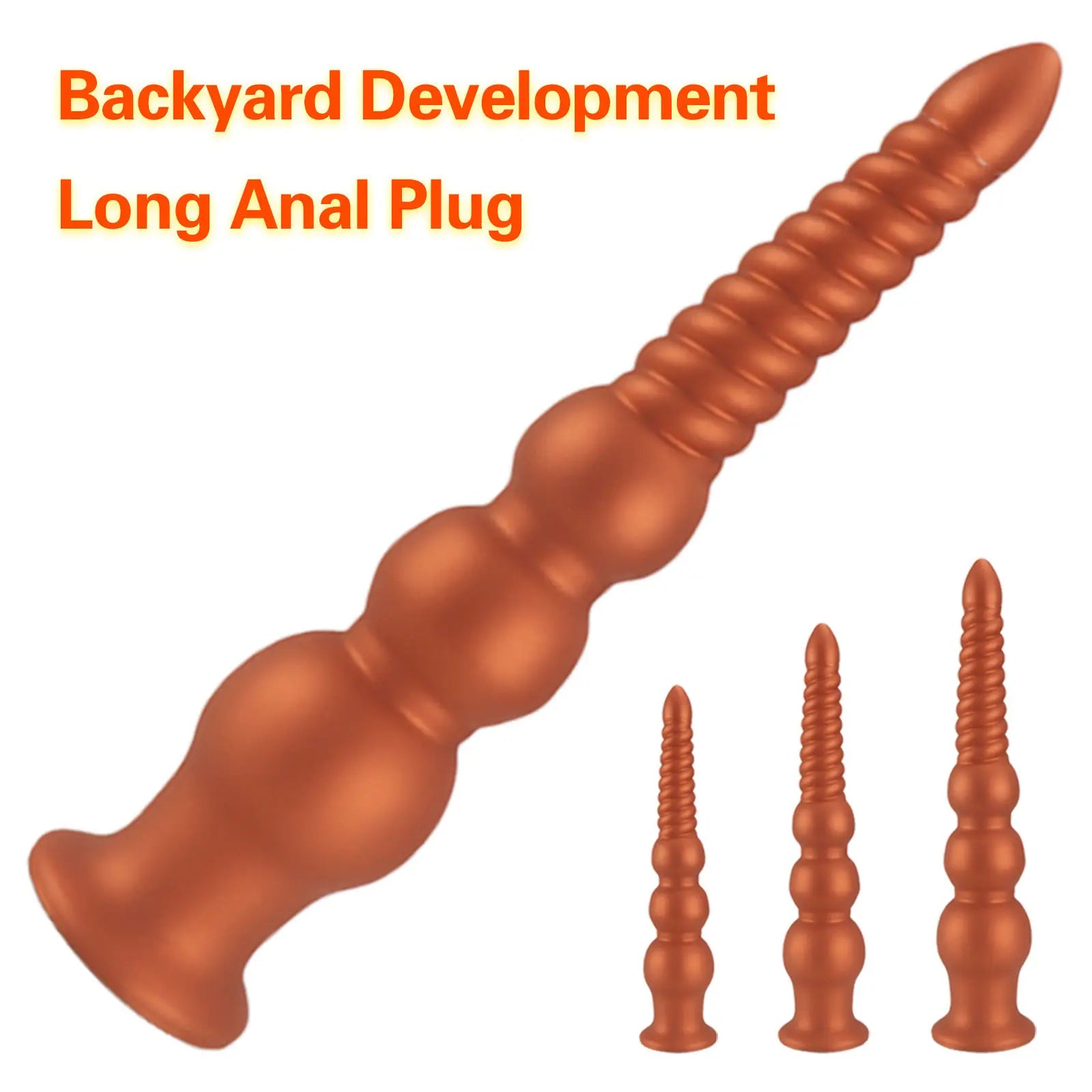 Set de Cuentas Anales Grandes y Dilatadores Anal – Plug Anal Progresivo con Consolador para Placer Avanzado