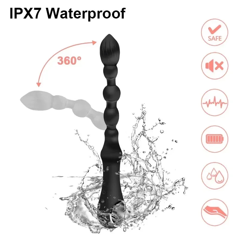 Beheizbarer Analplug aus weichem Silikon – Analstimulator mit Wärme zur Prostata- und Analfreudenmassage