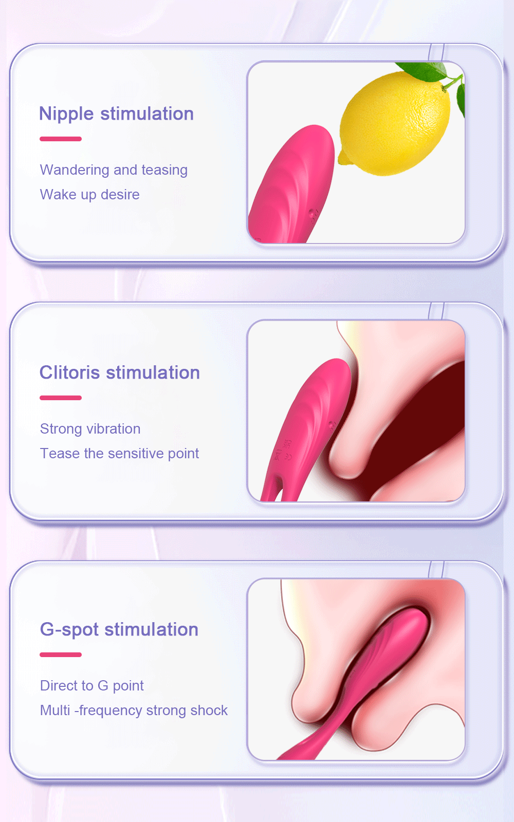 Zauberstab Vibrator Leistungsstarke Sexmaschine - Klitoris-Sauger und Massagegerät für Frauen mit 9 Intensiven Modi