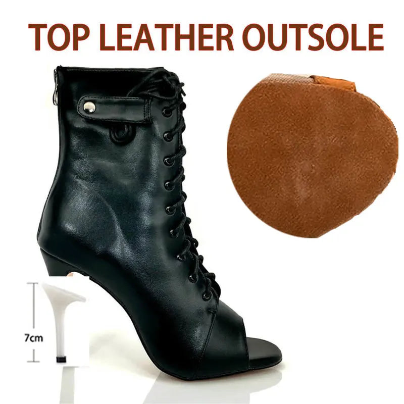 Sexy High Heel Boots für Damen - Elegante Stiefeletten mit Schnürung und Stilettoabsatz für Partys