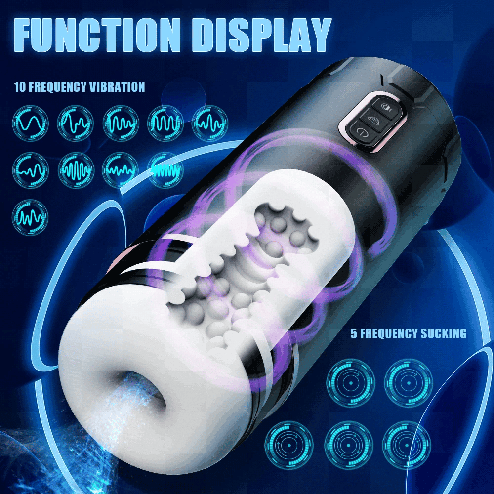 Automatischer Masturbator Männlich Saugend Silikon Realistische Vagina Vibrator Oralsex Muschi Masturbationsbecher Sexspielzeug Für Männer 18 +