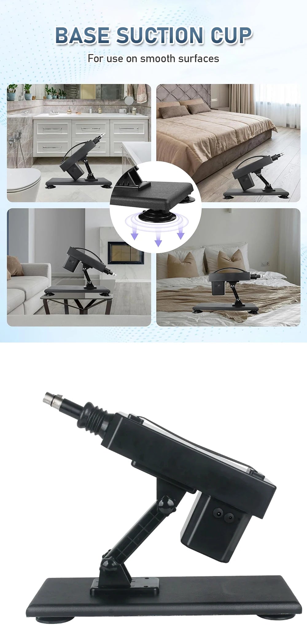 FREDORCH Sexmaschine Teleskopisch mit Dildo – Automatische Masturbationshilfe für Paare