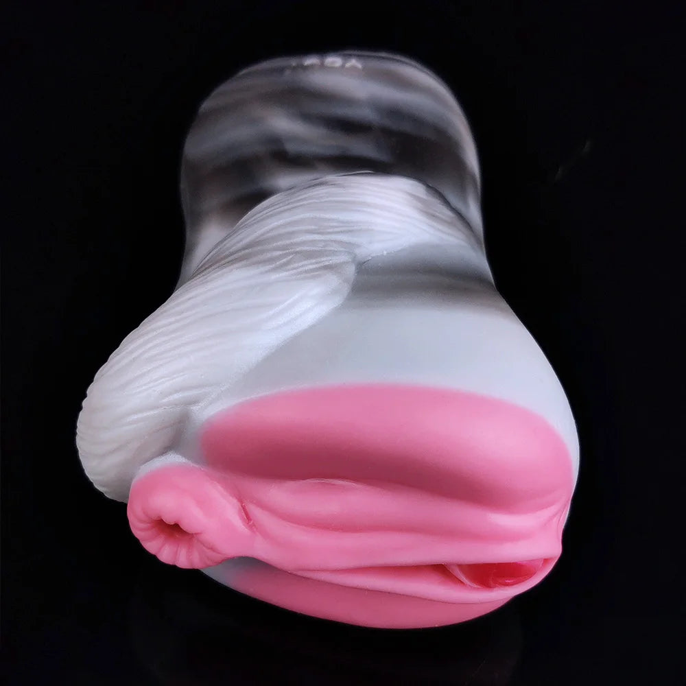 YOCY Horse Stroker Masturbator für Herren mit realistischer Vagina und Anus aus Silikon – Fetisch-Fantasiespielzeug für Männer