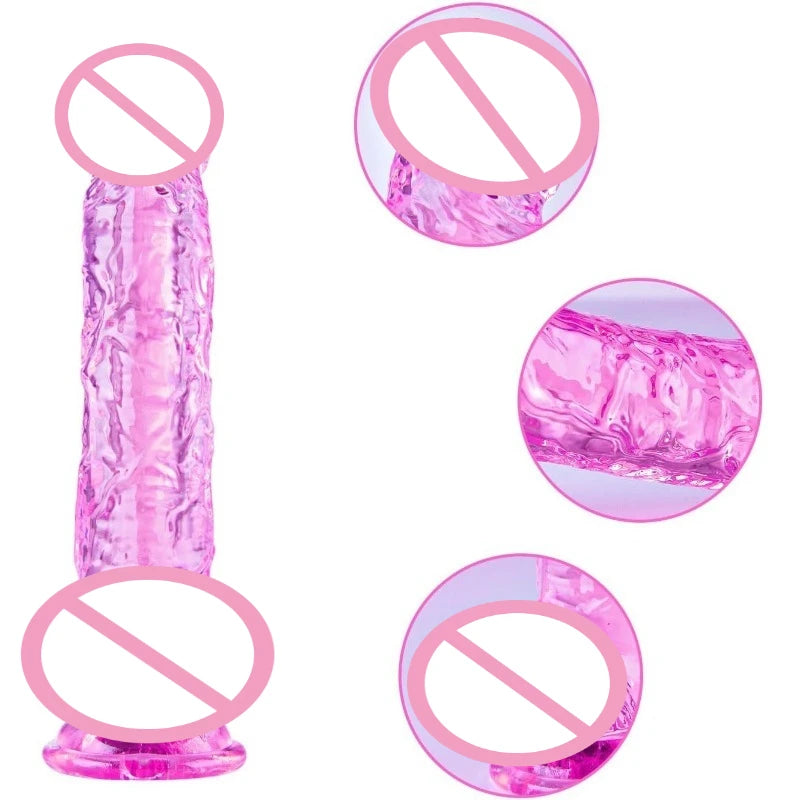 Realistischer Riesen-Dildo mit Saugnapf und Hoden – realistisches Sexspielzeug für intensives Vergnügen