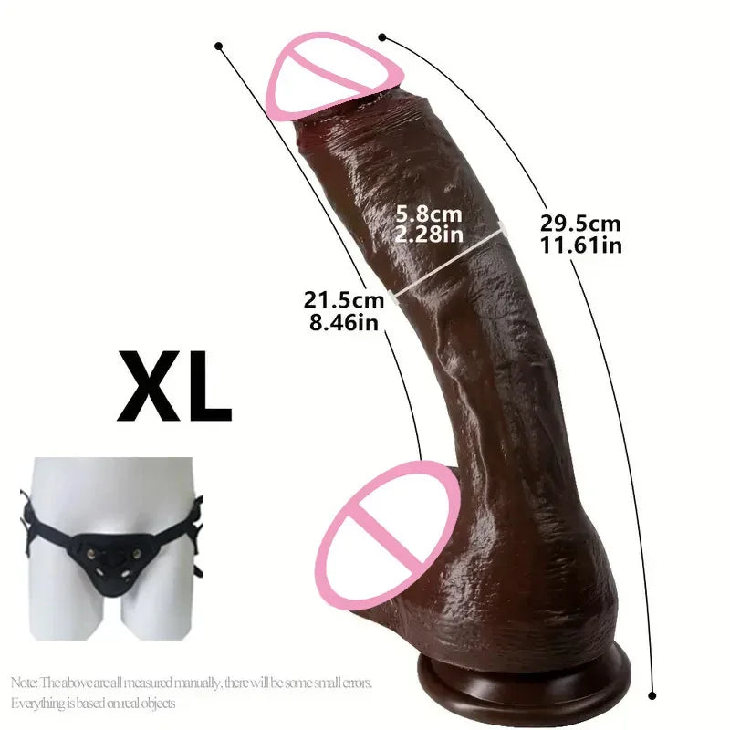 Riesiger, übergroßer realistischer Dildo – Enormer Dildo für tiefe Penetration und extremes Vergnügen