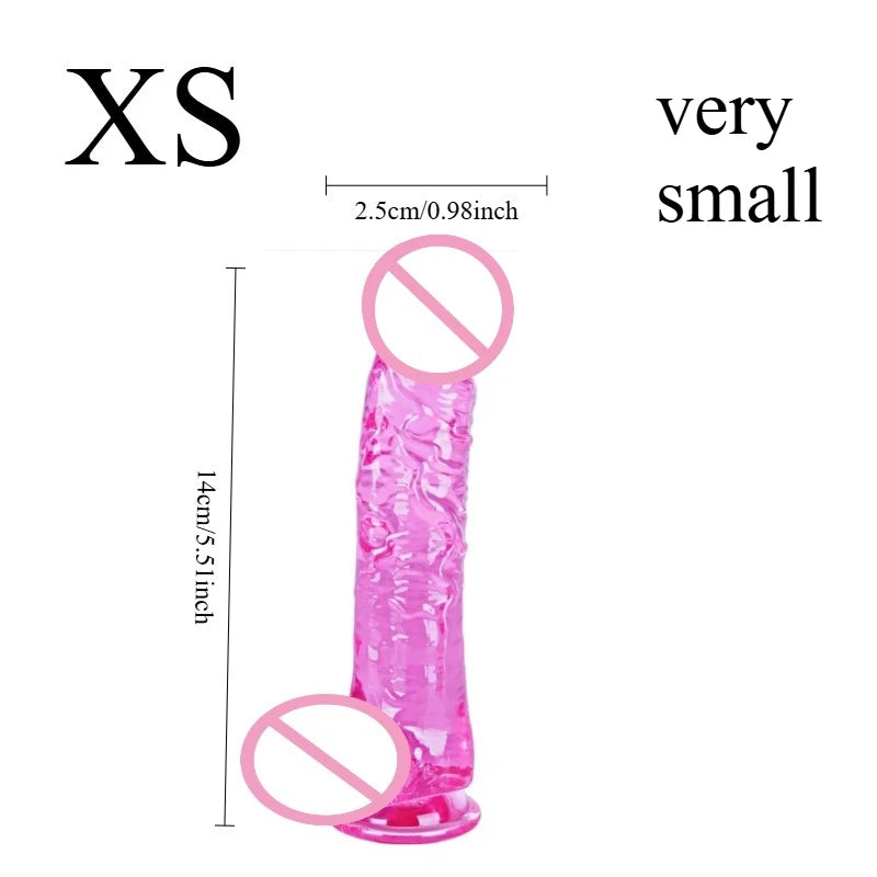 Realistischer Riesen-Dildo mit Saugnapf und Hoden – realistisches Sexspielzeug für intensives Vergnügen