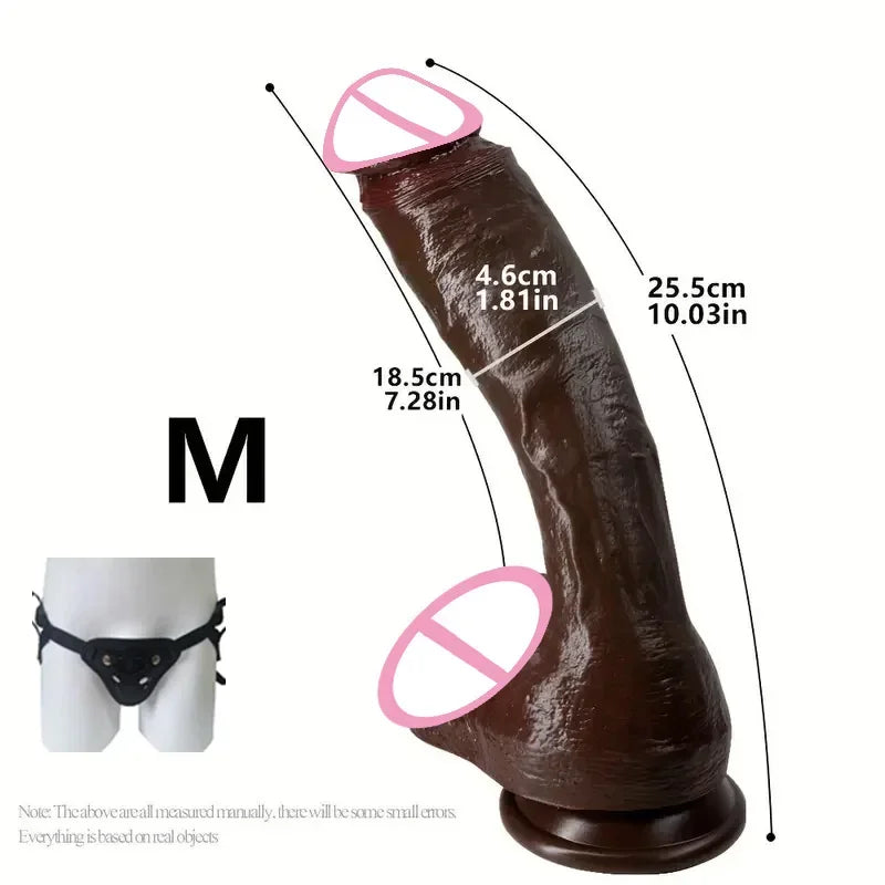 Riesiger, übergroßer realistischer Dildo – Enormer Dildo für tiefe Penetration und extremes Vergnügen