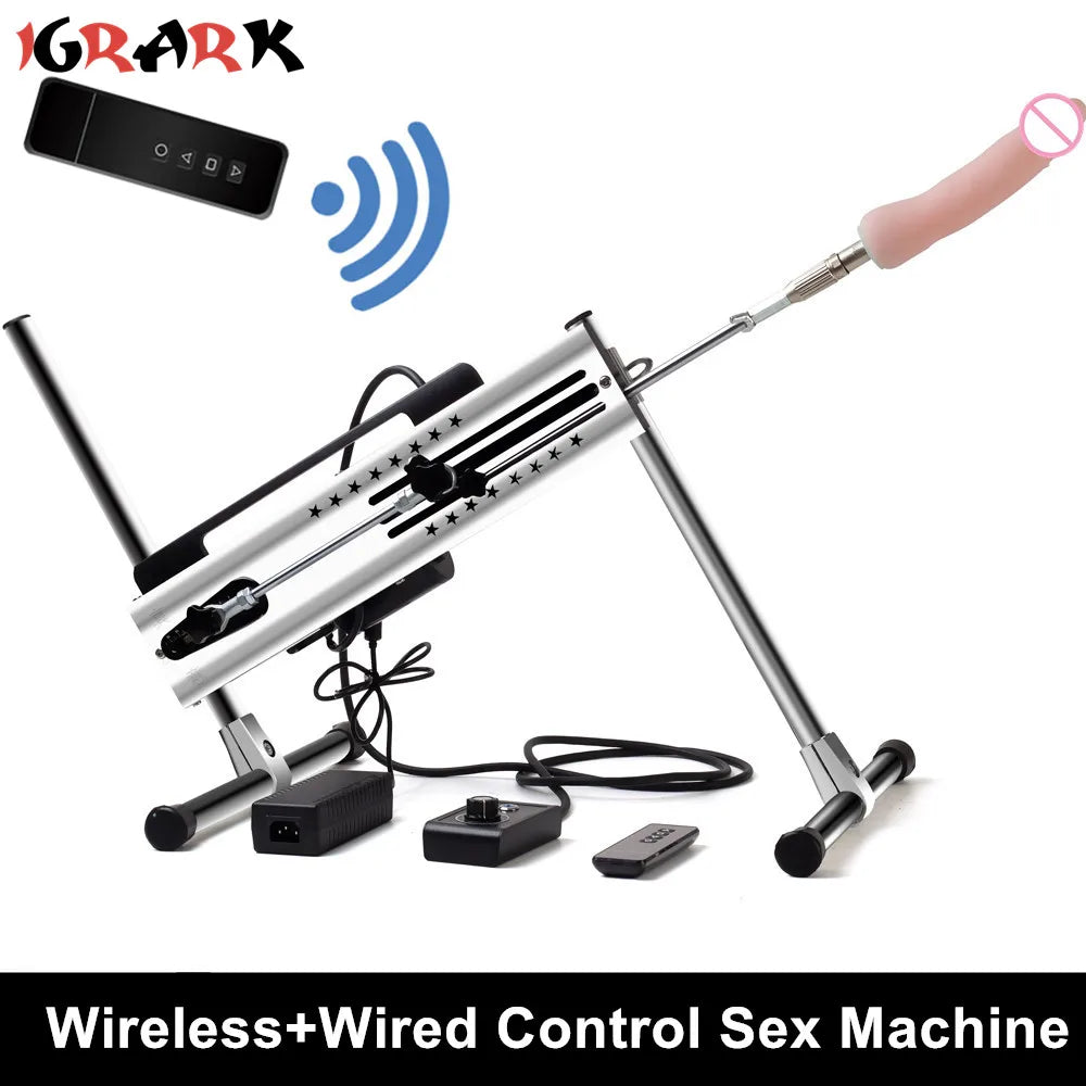 Kabelloses Sexgerät 120W mit Fernbedienung – Leistungsstarker automatischer Vibrator für Männer und Frauen