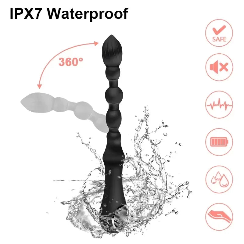 Beheizbarer Analplug aus weichem Silikon – Analstimulator mit Wärme zur Prostata- und Analfreudenmassage