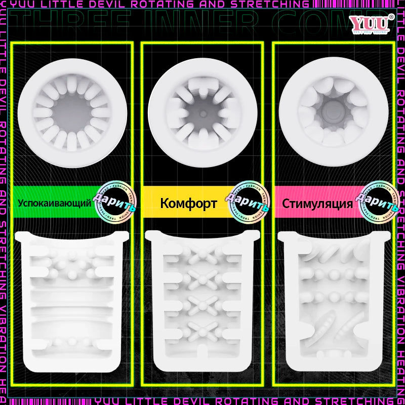 Männlicher Penisstimulator mit 9 Vibrations-, Rotations- und Saugmodi – Automatisches Massagegerät für intensive Lust