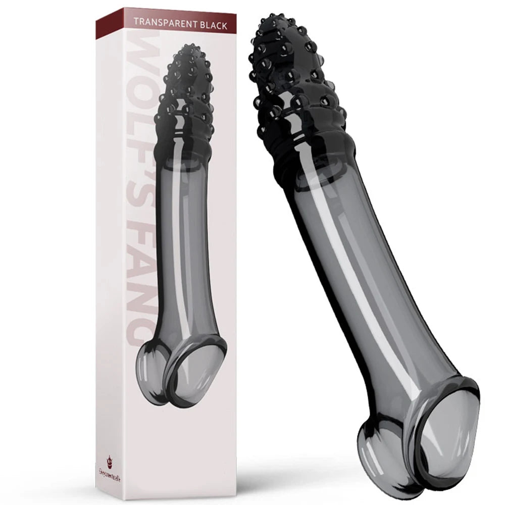Wiederaufladbarer Penisverlängerer mit Vibrationsfunktion und Verzögerungseffekt
