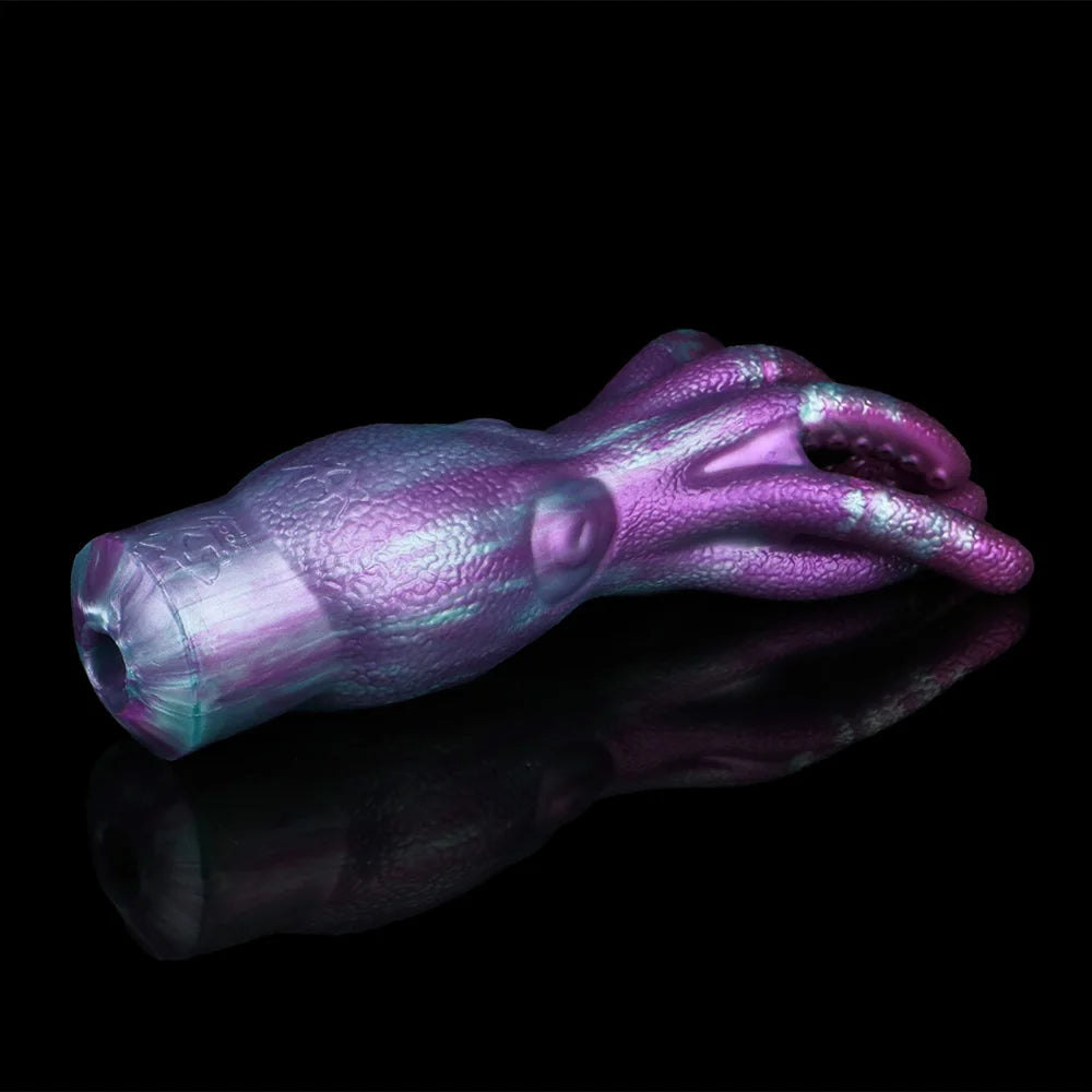 Männer-Masturbator Oktopus Fantasie mit Tentakeln – Silikon-Stroker mit Saugkanal und Stimulation