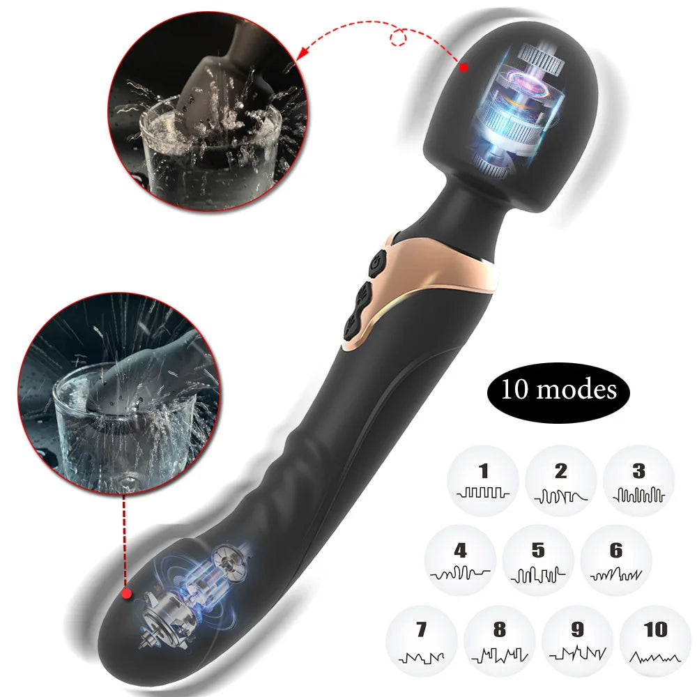 Vibrador punto G para mujer — consolador con vibración intensa