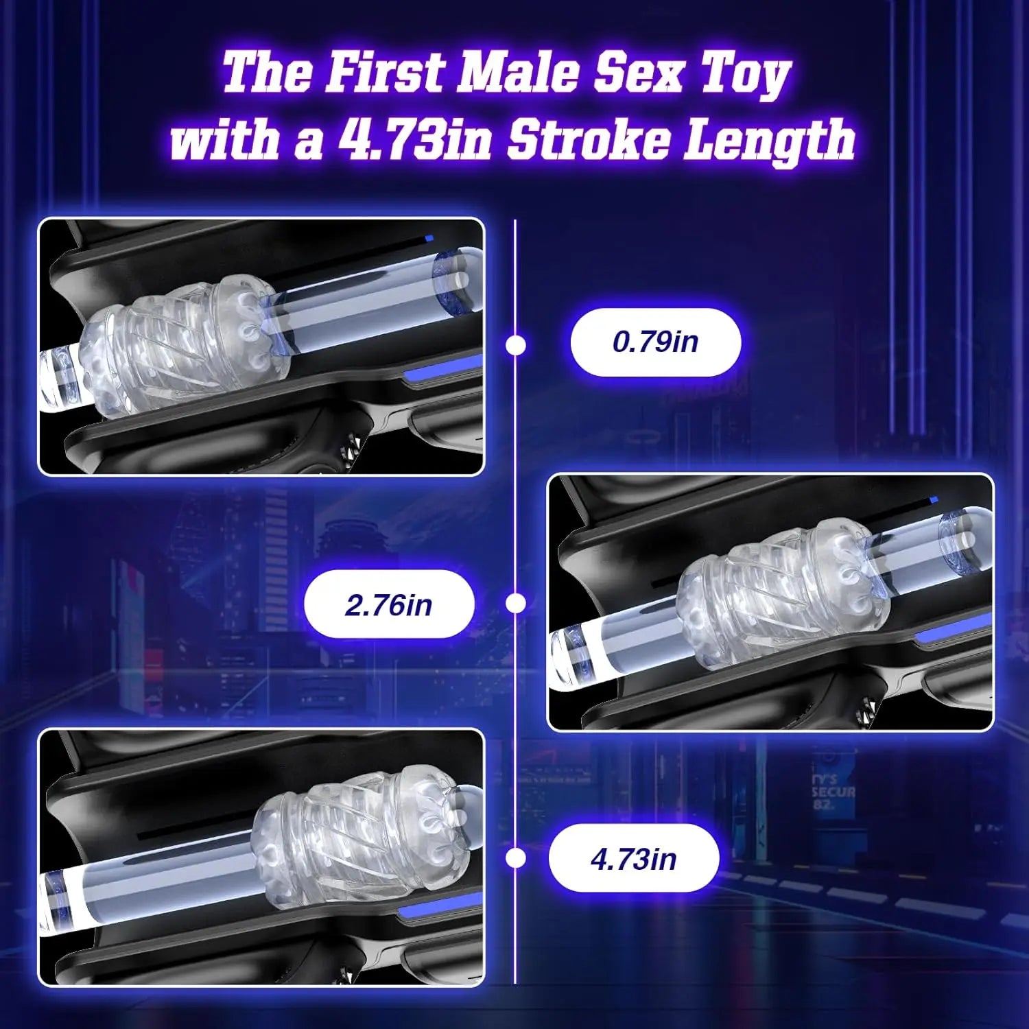 Leten High Speed Piston Stroker Automatischer Masturbator für Männer mit teleskopischem Vagina und starker Saugkraft