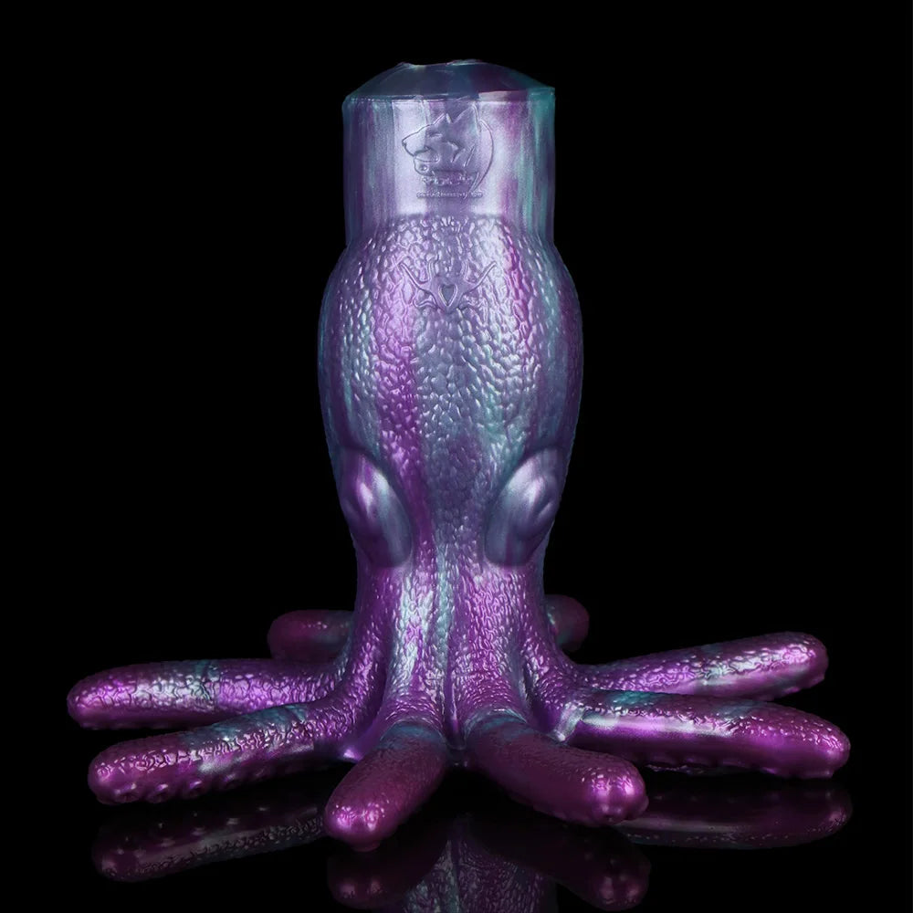Männer-Masturbator Oktopus Fantasie mit Tentakeln – Silikon-Stroker mit Saugkanal und Stimulation