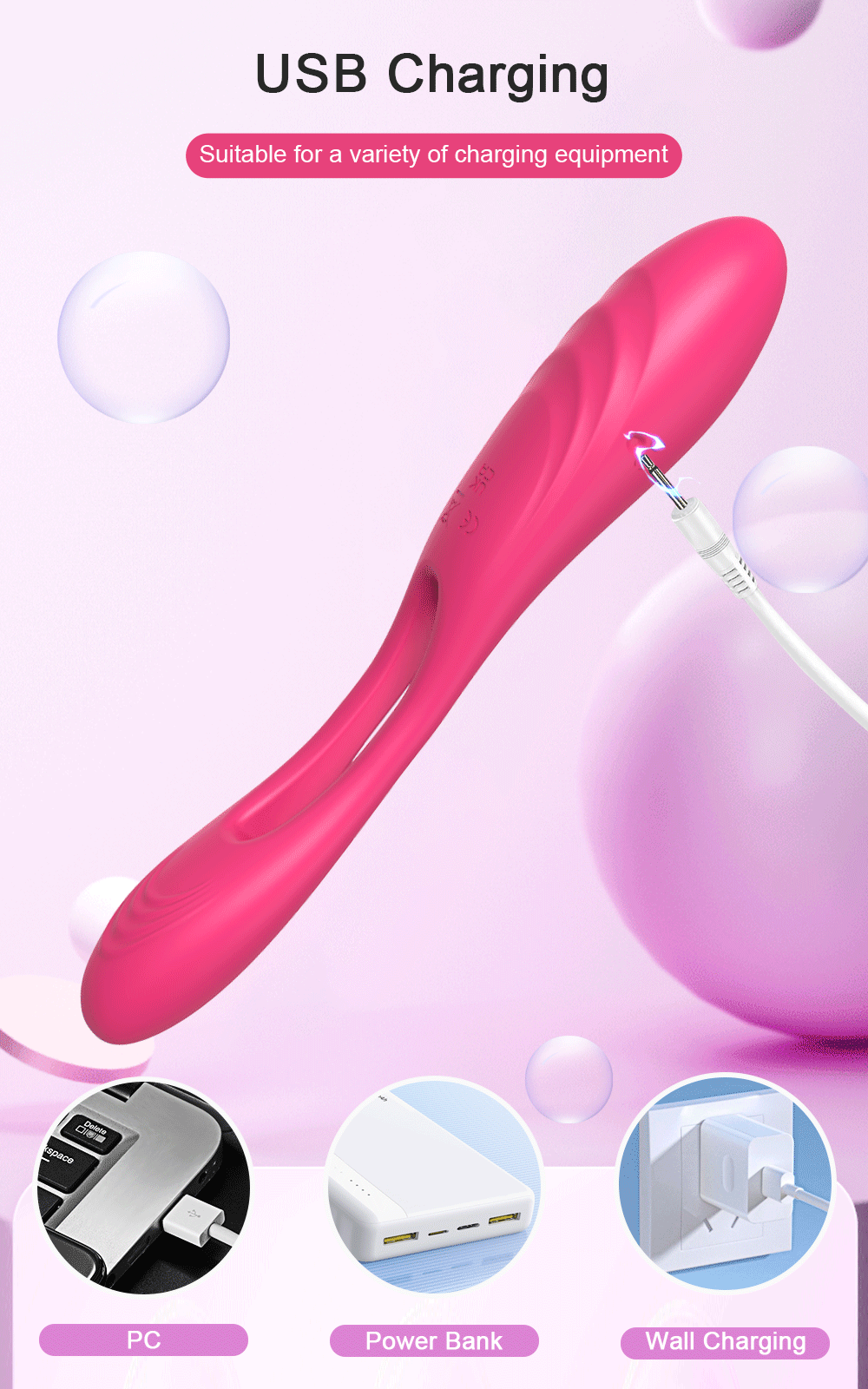 Zauberstab Vibrator Leistungsstarke Sexmaschine - Klitoris-Sauger und Massagegerät für Frauen mit 9 Intensiven Modi