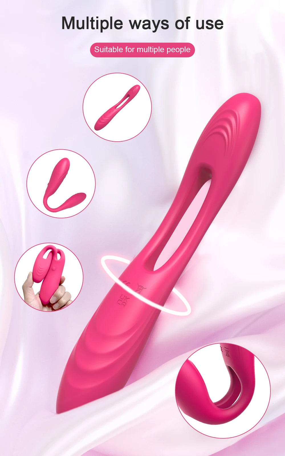 Zauberstab Vibrator Leistungsstarke Sexmaschine - Klitoris-Sauger und Massagegerät für Frauen mit 9 Intensiven Modi