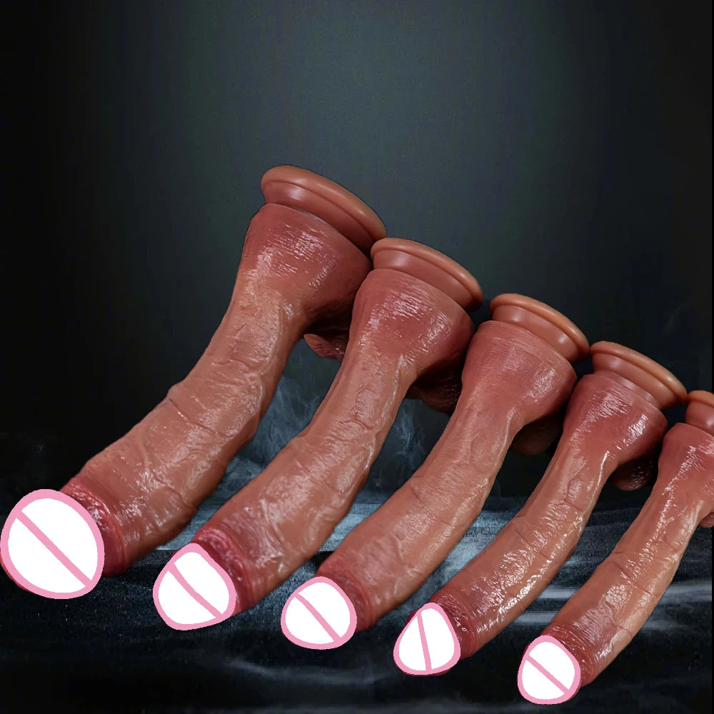 Riesiger, übergroßer realistischer Dildo – Enormer Dildo für tiefe Penetration und extremes Vergnügen