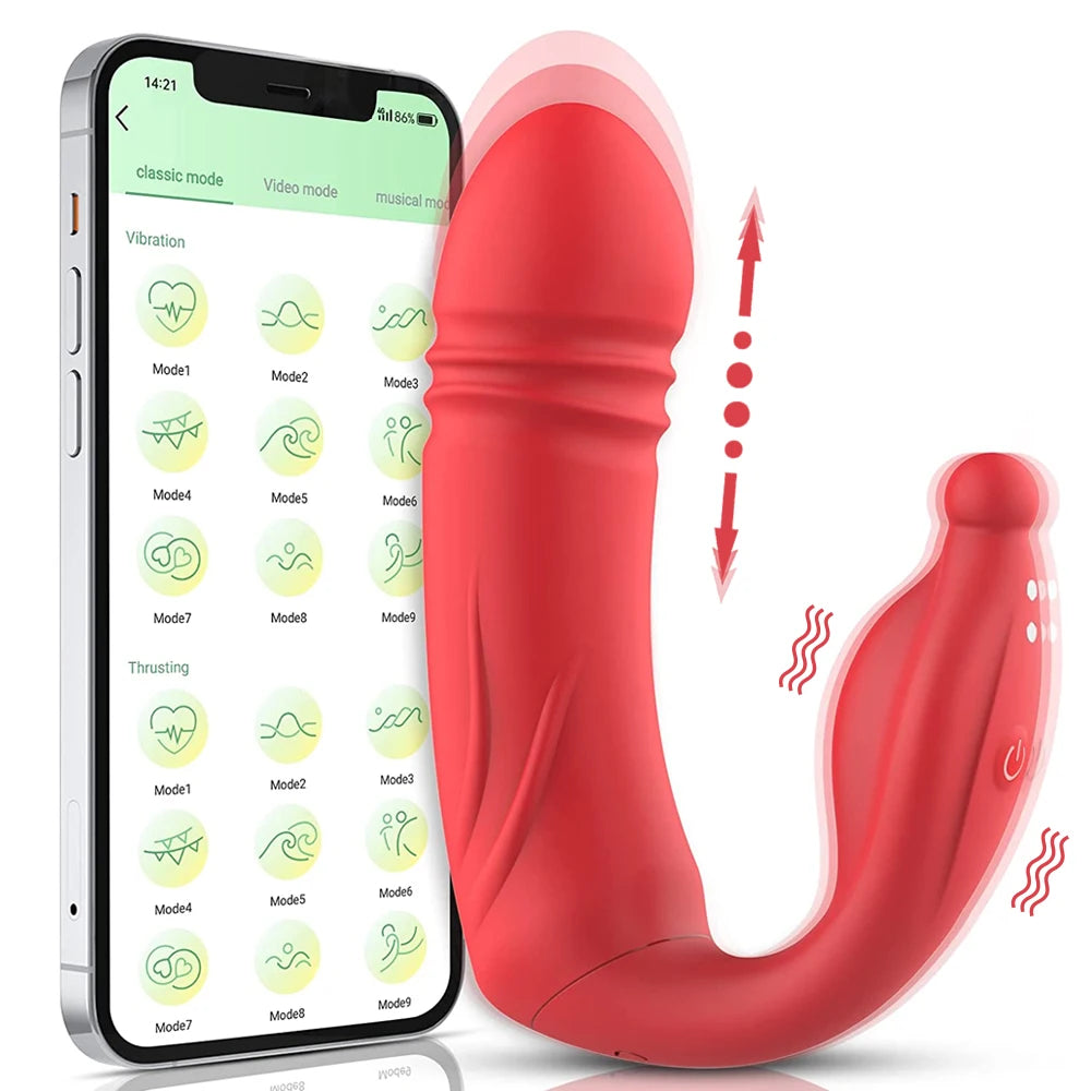 Varita Mágica Vibradora Potente Sex Machine - Succionador de Clítoris y Masajeador para Mujeres con 9 Modos Intensos