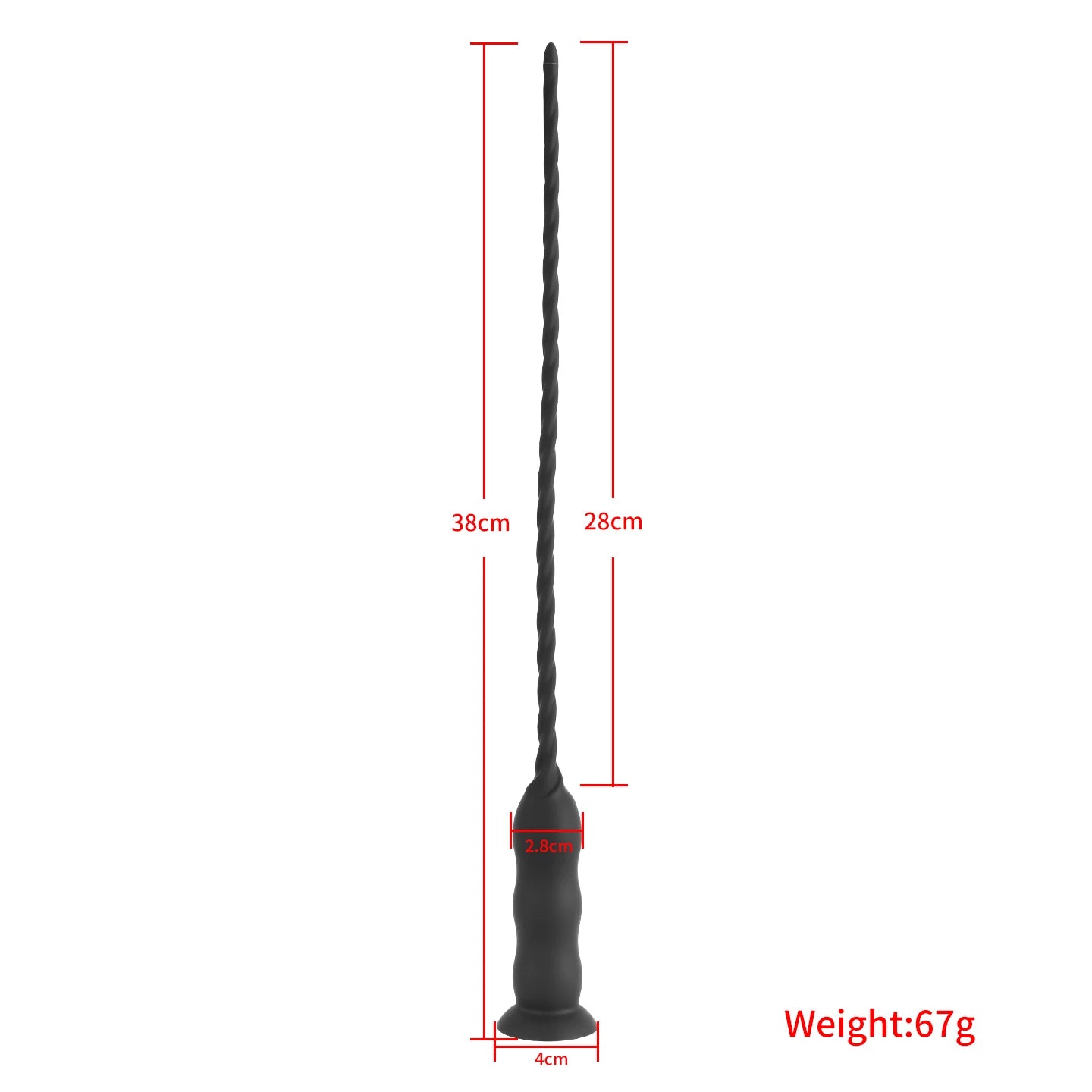 Männlicher Harnröhrenvibrator mit 10 Vibrationsmodi